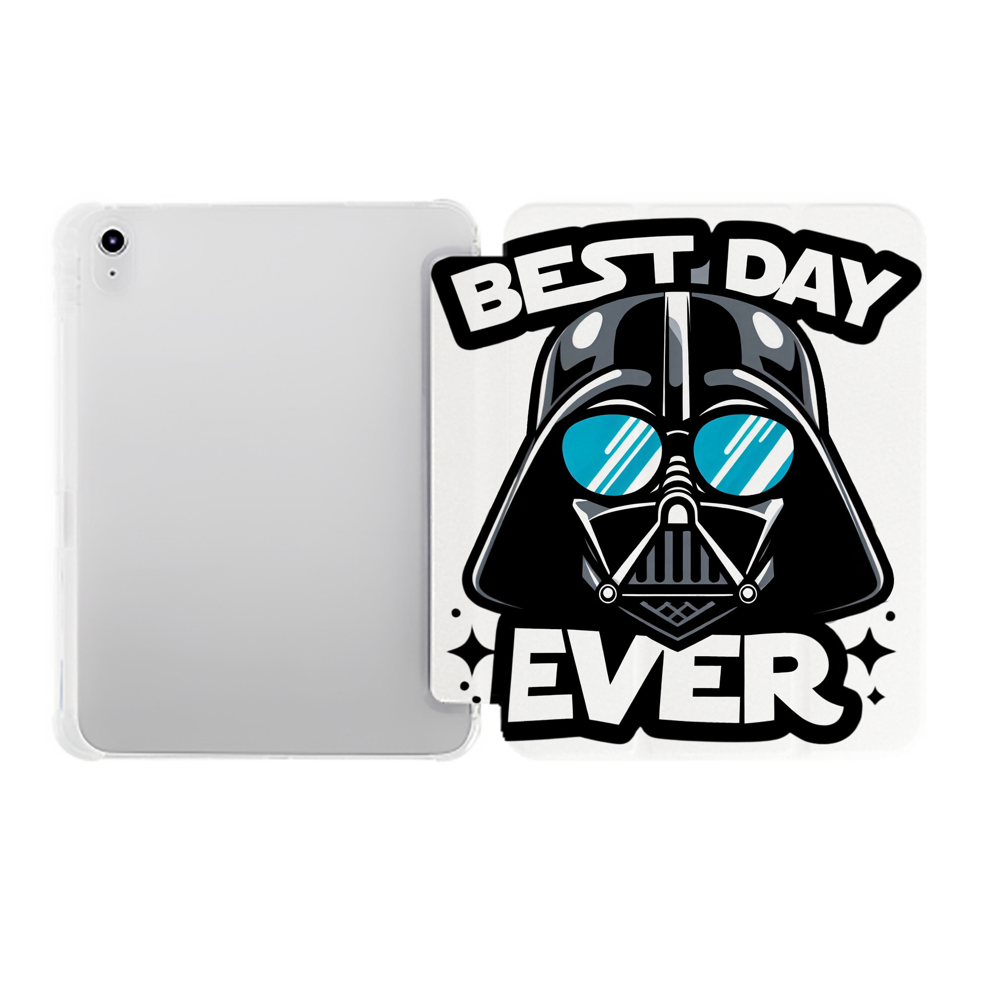 （画像用） スター・ウォーズ Star Wars IPad ケース ペン収納付き 三つ折りスタンド PUレザー×シリコン 対応機種9.5/10.5/10.9インチ